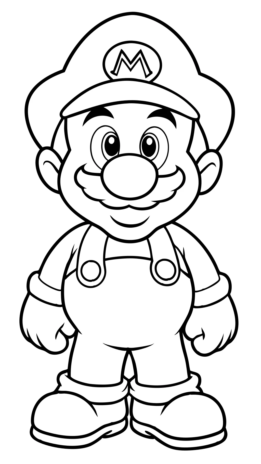 páginas para colorear de personajes de Super Mario imprimibles